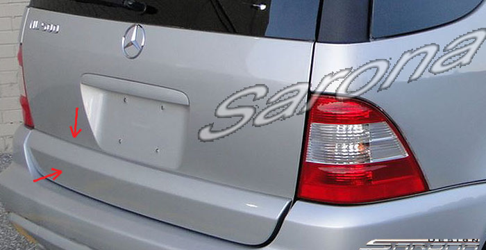 Custom Mercedes ML  SUV/SAV/Crossover Rear Bumper (2002 - 2005) - $590.00 (Part #MB-060-RB)